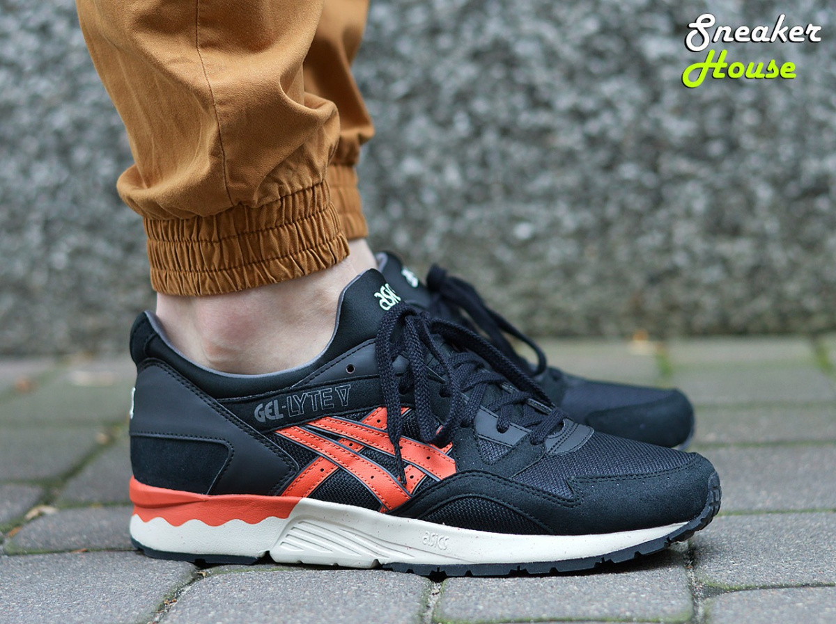 buty asics gel-lyte v black chili buty asics gel-lyte v black chili